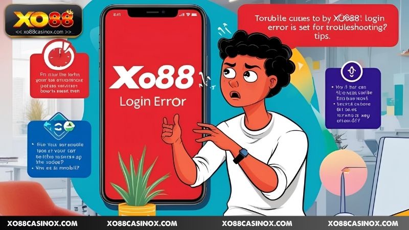 Lỗi đăng nhập XO88 và cách khắc phục -  Quên mật khẩu