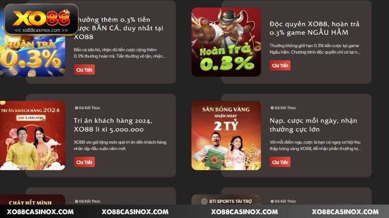 Mỗi chương trình khuyến mãi đều có khoảng thời gian áp dụng cụ thể